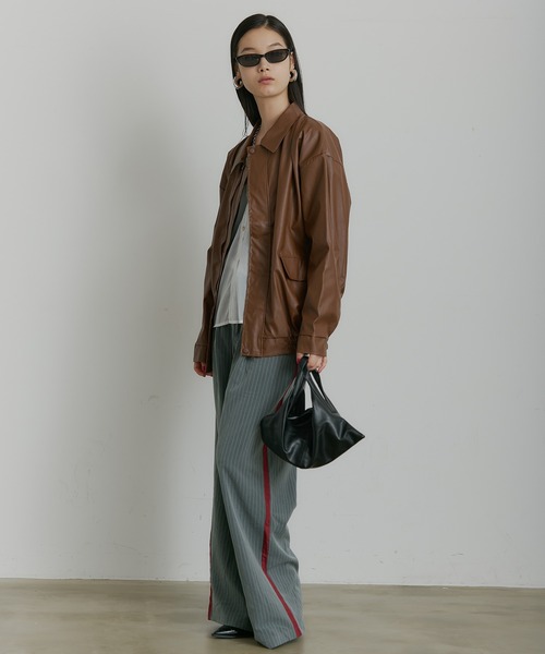 SEN TOKYO（セントーキョー）の「トライアングルミニハンドバッグ（ハンドバッグ・レディース・ブラック/レッド・FREE）」の5枚目の写真