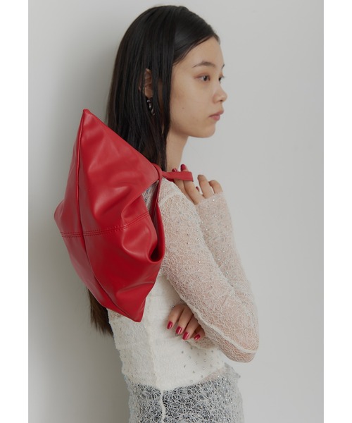 SEN TOKYO（セントーキョー）の「トライアングルミニハンドバッグ（ハンドバッグ・レディース・ブラック/レッド・FREE）」の18枚目の写真