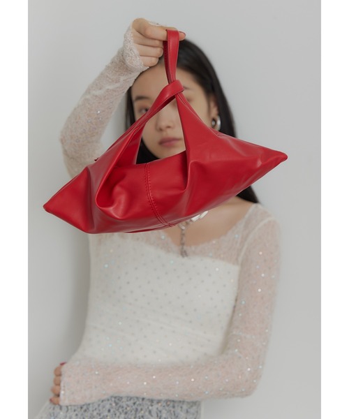 SEN TOKYO（セントーキョー）の「トライアングルミニハンドバッグ（ハンドバッグ・レディース・ブラック/レッド・FREE）」の20枚目の写真