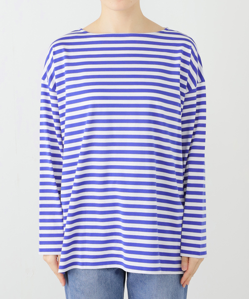 JOURNAL STANDARD LUXE(ジャーナルスタンダード ラックス)の「コットンボーダー ボートネックプルオーバー(Tシャツ/カットソー・レディース・ブラウン/レッド/ブルー・FREE)」の15枚目の写真