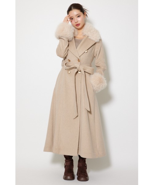 ⭐︎Y⭐︎rienda 2WAYラグジュアリーレディーコート rienda | 2WAYラグジュアリーレディーコート (コート ) |SHEL'TTER