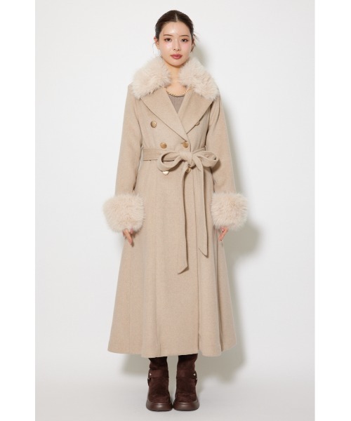 2WAYラグジュアリーレディーコート 秋服 冬服（ステンカラーコート