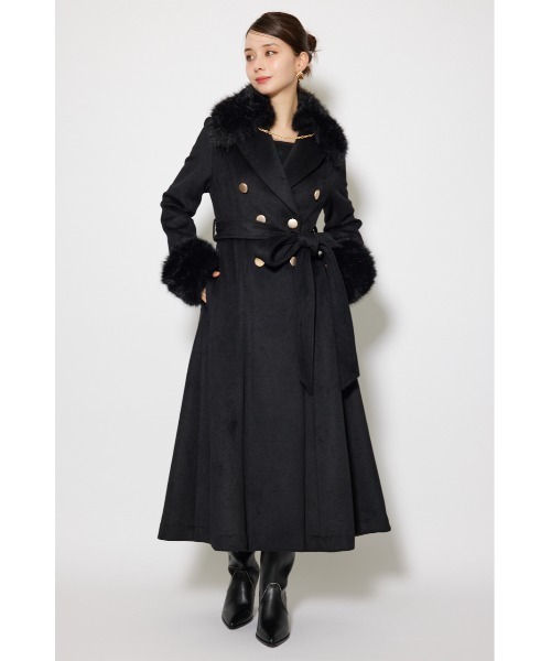 2WAYラグジュアリーレディーコート 秋服 冬服（ステンカラーコート