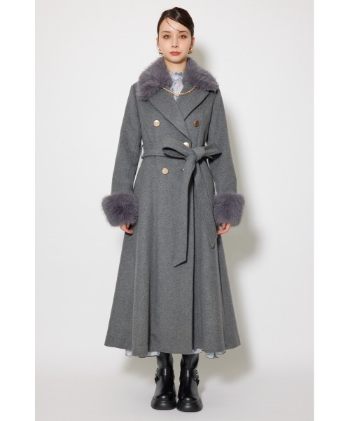 セール】2WAYラグジュアリーレディーコート 秋服 冬服（ステンカラー