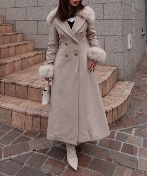 セール】2WAYラグジュアリーレディーコート 秋服 冬服（ステンカラー