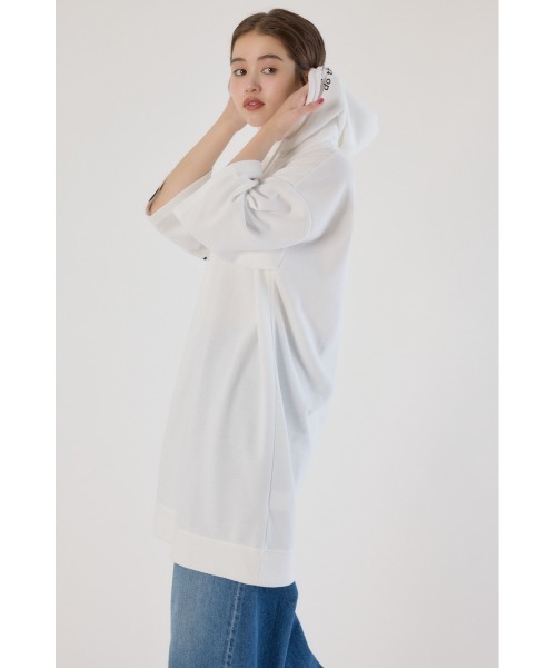 RODEO CROWNS WIDE BOWL(ロデオクラウンズワイドボウル)の「Right shoulder LOGOパーカーワンピース(ワンピース・レディース・ブラック/カーキ/オフホワイト・FREE)」の12枚目の写真