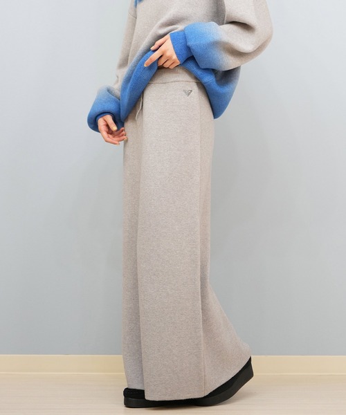 ROXY（ロキシー）の「ROXY/ロキシー ロングスカート ニットスカート MAGIC HOUR SKIRT セットアップ対応 RSK254614M（スカート・レディース・グレー/ヘザーグレー/アッシュブラウン・M）」の2枚目の写真