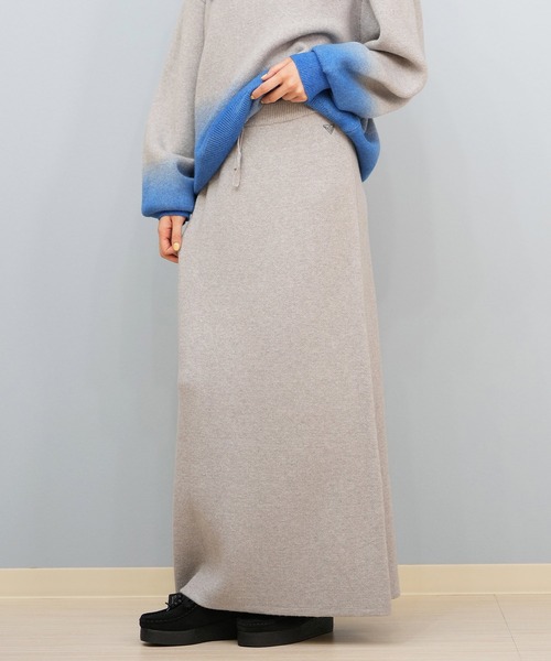 ROXY（ロキシー）の「ROXY/ロキシー ロングスカート ニットスカート MAGIC HOUR SKIRT セットアップ対応 RSK254614M（スカート・レディース・グレー/ヘザーグレー/アッシュブラウン・M）」の9枚目の写真
