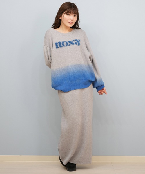 ROXY（ロキシー）の「ROXY/ロキシー ロングスカート ニットスカート MAGIC HOUR SKIRT セットアップ対応 RSK254614M（スカート・レディース・グレー/ヘザーグレー/アッシュブラウン・M）」の14枚目の写真