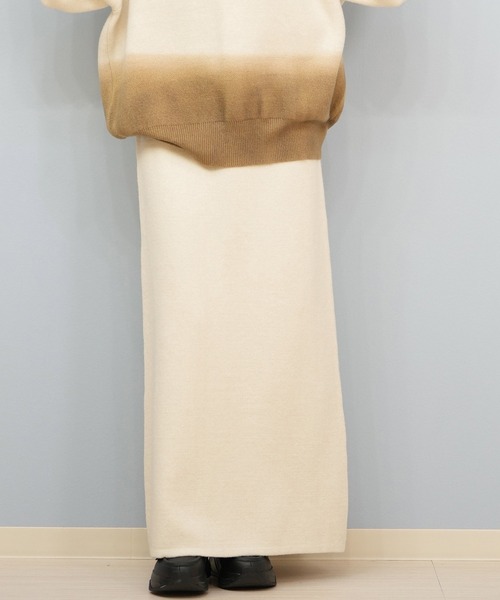 ROXY（ロキシー）の「ROXY/ロキシー ロングスカート ニットスカート MAGIC HOUR SKIRT セットアップ対応 RSK254614M（スカート・レディース・グレー/ヘザーグレー/アッシュブラウン・M）」の16枚目の写真