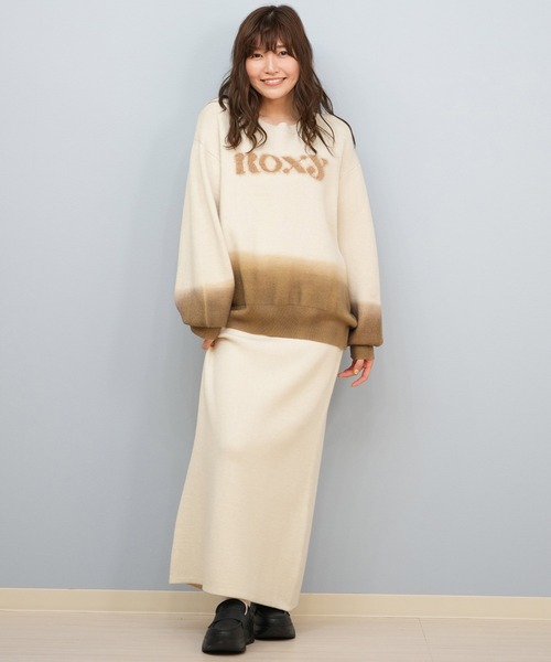 ROXY（ロキシー）の「ROXY/ロキシー ロングスカート ニットスカート MAGIC HOUR SKIRT セットアップ対応 RSK254614M（スカート・レディース・グレー/ヘザーグレー/アッシュブラウン・M）」の18枚目の写真
