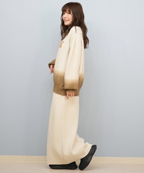 ROXY（ロキシー）の「ROXY/ロキシー ロングスカート ニットスカート MAGIC HOUR SKIRT セットアップ対応 RSK254614M（スカート・レディース・グレー/ヘザーグレー/アッシュブラウン・M）」の19枚目の写真