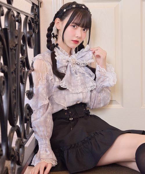 ROJITA(ロジータ)の「裾ボリュームツイードスカート(スカート・レディース・グレー/ブラック/ホワイト・FREE)」の16枚目の写真