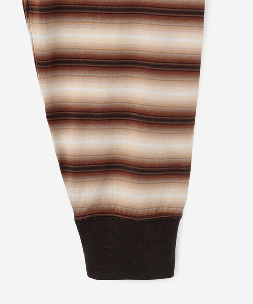 GYMPHLEX（ジムフレックス）の「Gymphlex | オンブレボーダー クルーネック長袖Tシャツ WOMEN（Tシャツ/カットソー・レディース・ブラウン系その他/グリーン系その他・12）」の7枚目の写真