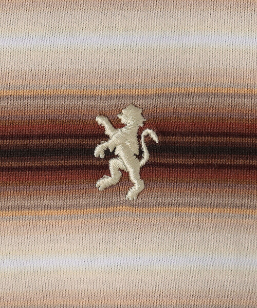 GYMPHLEX（ジムフレックス）の「Gymphlex | オンブレボーダー クルーネック長袖Tシャツ WOMEN（Tシャツ/カットソー・レディース・ブラウン系その他/グリーン系その他・12）」の9枚目の写真