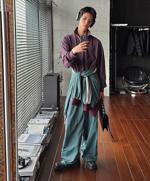 セール】ルーズフィット サイドライン トラックパンツ XXK4376