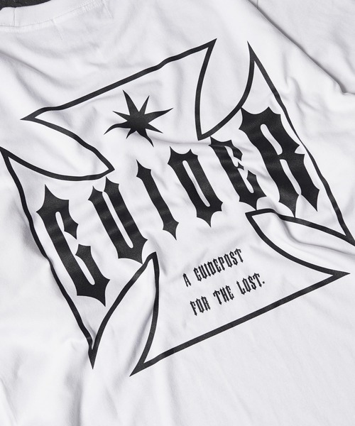 GUIDER(ガイダー)の「【GUIDER】クロス L/S Tee / Cross Long-Sleeve Tee(Tシャツ/カットソー・メンズ・ブラック/ホワイト・L/M/S)」の12枚目の写真