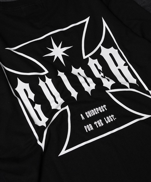 GUIDER(ガイダー)の「【GUIDER】クロス L/S Tee / Cross Long-Sleeve Tee(Tシャツ/カットソー・メンズ・ブラック/ホワイト・L/M/S)」の13枚目の写真