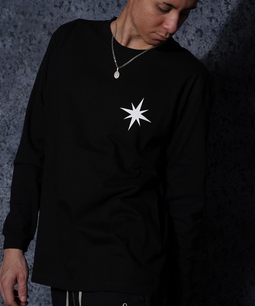GUIDER(ガイダー)の「【GUIDER】クロス L/S Tee / Cross Long-Sleeve Tee(Tシャツ/カットソー・メンズ・ブラック/ホワイト・L/M/S)」の15枚目の写真