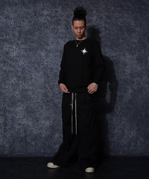 GUIDER(ガイダー)の「【GUIDER】クロス L/S Tee / Cross Long-Sleeve Tee(Tシャツ/カットソー・メンズ・ブラック/ホワイト・L/M/S)」の17枚目の写真