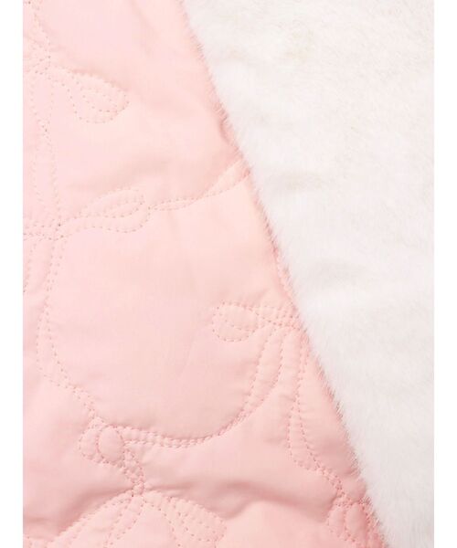 CALNAMUR（カルナムール）の「2WAYリボン＆フェイクファーキルティングコート（その他アウター・レディース・ブラック/ライトブルー/ピンク・FREE）」の15枚目の写真