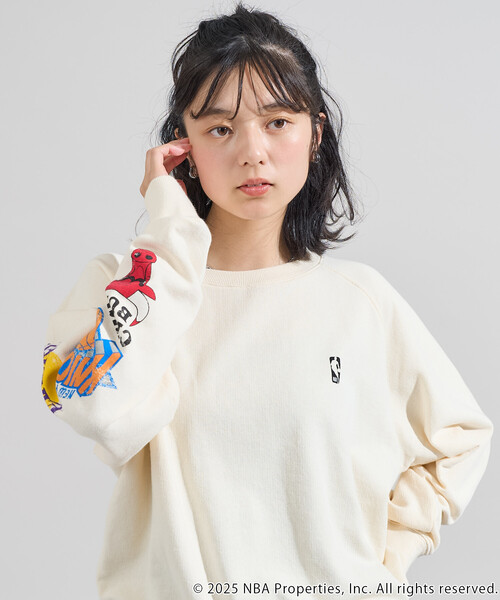 〈りちや〉【新品未使用】NBA スウェット M FREAK’S STORE セール】NBA袖ロゴスウェット（スウェット）｜FREAK'S STORE