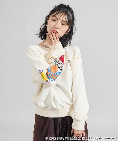 セール】NBA袖ロゴスウェット（スウェット）｜FREAK'S STORE
