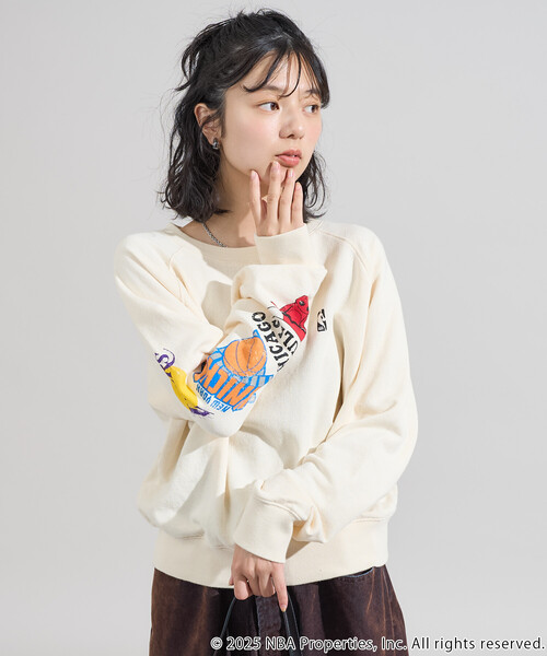 セール】NBA袖ロゴスウェット（スウェット）｜FREAK'S STORE