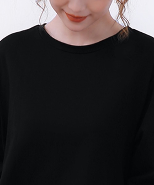 ReRe(リリ)の「選べる2TYPE!バックスリット異素材mix半袖ワンピース(ワンピース・レディース・カーキ/ブラック系その他2/ブラック/ピンク系その他/グレー系その他/ホワイト系その他2/グレー/ブラック系その他3/オフホワイト/ブラック系その他/ピンク/ホワイト系その他/ホワイト系その他3/ドット/グリーン系その他/ホワイト・FREE)」の22枚目の写真