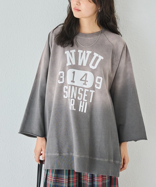 SCREEN STARS(スクリーンスターズ)の「【SCREEN STARS】ラグランスリーブTシャツ(Tシャツ/カットソー・レディース・チャコールグレー/ネイビー/レッド・M/L)」の2枚目の写真