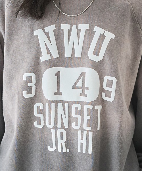 SCREEN STARS(スクリーンスターズ)の「【SCREEN STARS】ラグランスリーブTシャツ(Tシャツ/カットソー・レディース・チャコールグレー/ネイビー/レッド・M/L)」の14枚目の写真