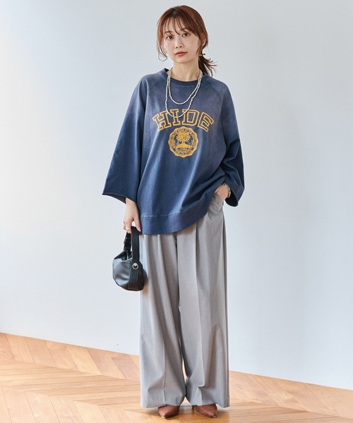 SCREEN STARS(スクリーンスターズ)の「【SCREEN STARS】ラグランスリーブTシャツ(Tシャツ/カットソー・レディース・チャコールグレー/ネイビー/レッド・M/L)」の21枚目の写真