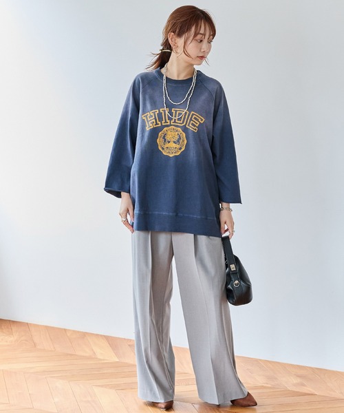 SCREEN STARS(スクリーンスターズ)の「【SCREEN STARS】ラグランスリーブTシャツ(Tシャツ/カットソー・レディース・チャコールグレー/ネイビー/レッド・M/L)」の22枚目の写真