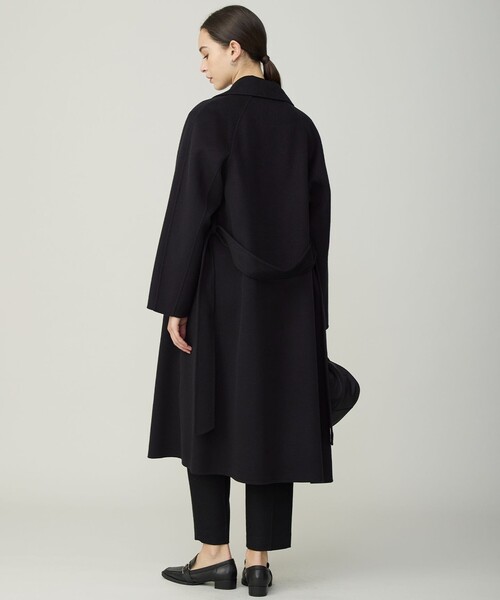 ICB（アイシービー）の「WoolRever  ロングコート（トレンチコート・レディース・ダルブルー系/ブラック系/黄土色系・0/00/6/4/2）」の18枚目の写真