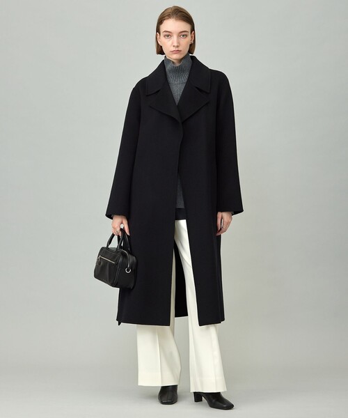 ICB（アイシービー）の「WoolRever  ロングコート（トレンチコート・レディース・ダルブルー系/ブラック系/黄土色系・0/00/6/4/2）」の20枚目の写真