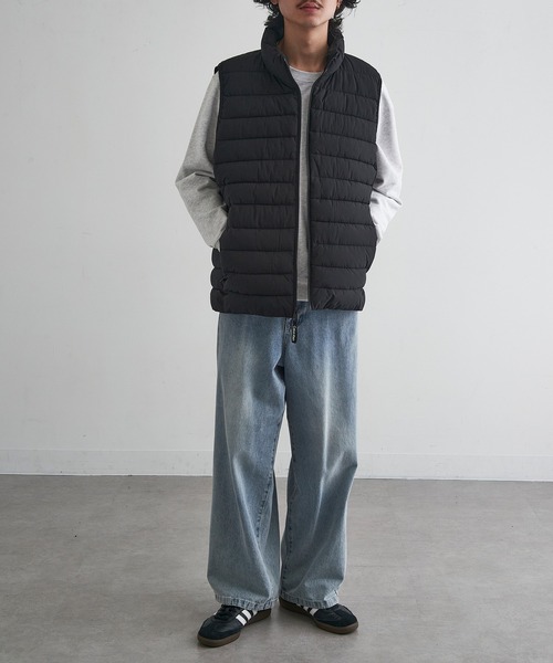 Calvin Klein(カルバン・クライン)の「【Calvin Klein】STRETCH PUFFER VEST(ダウンベスト・メンズ・ブラック・S/M/L)」の6枚目の写真