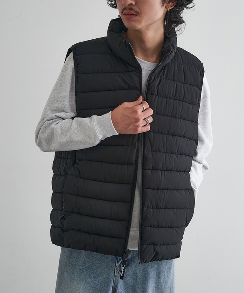 Calvin Klein(カルバン・クライン)の「【Calvin Klein】STRETCH PUFFER VEST(ダウンベスト・メンズ・ブラック・S/M/L)」の4枚目の写真
