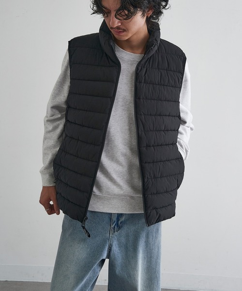 Calvin Klein(カルバン・クライン)の「【Calvin Klein】STRETCH PUFFER VEST(ダウンベスト・メンズ・ブラック・S/M/L)」の5枚目の写真