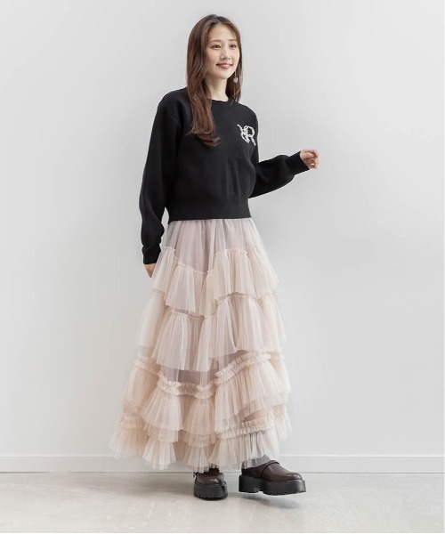 RANDA（ランダ）の「ベルトデザインサイドゴアショートブーツ（ブーツ・レディース・ダークブラウン/ブラック・M/L/LL/S）」の19枚目の写真