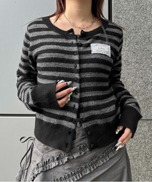 sedacle girl（セダクルガール）の「レースワッペンラメニットカーデ（カーディガン/ボレロ）」