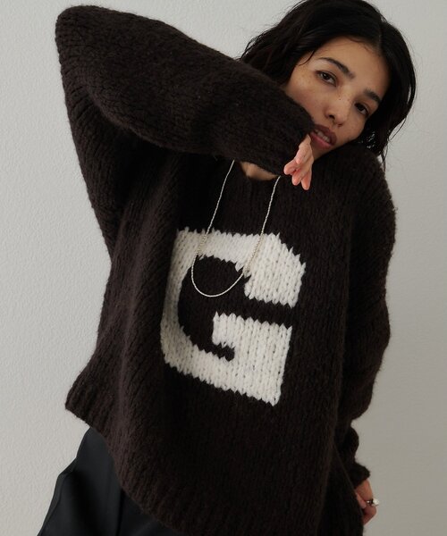 【美品】2025AW WhimGazette Gハンドニットプルオーバー Gハンドニットプルオーバー（ニット/セーター）｜Whim Gazette（ウィム