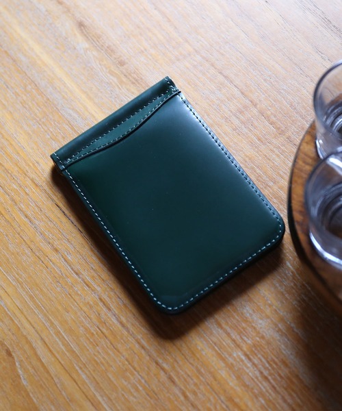 sankyo shokai（サンキョウショウカイ）の「コードバン マネークリップ メンズ 財布（札入れ/マネークリップ・メンズ・ブラウン/ダークブラウン/ブラック/ネイビー/グリーン・FREE）」の5枚目の写真