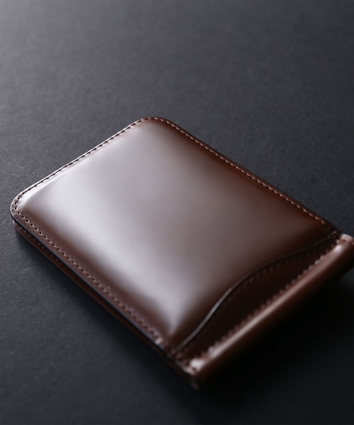 sankyo shokai（サンキョウショウカイ）の「コードバン マネークリップ メンズ 財布（札入れ/マネークリップ・メンズ・ブラウン/ダークブラウン/ブラック/ネイビー/グリーン・FREE）」の22枚目の写真