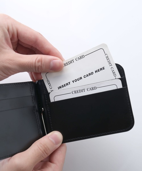 sankyo shokai（サンキョウショウカイ）の「コードバン マネークリップ メンズ 財布（札入れ/マネークリップ・メンズ・ブラウン/ダークブラウン/ブラック/ネイビー/グリーン・FREE）」の15枚目の写真