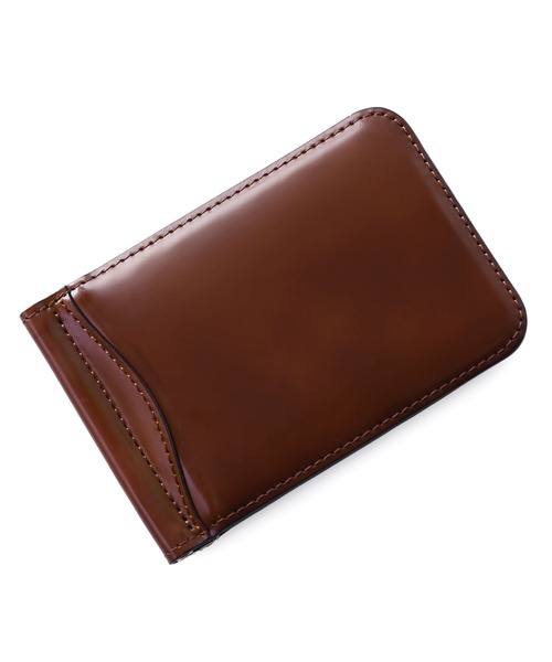 sankyo shokai（サンキョウショウカイ）の「コードバン マネークリップ メンズ 財布（札入れ/マネークリップ・メンズ・ブラウン/ダークブラウン/ブラック/ネイビー/グリーン・FREE）」の21枚目の写真