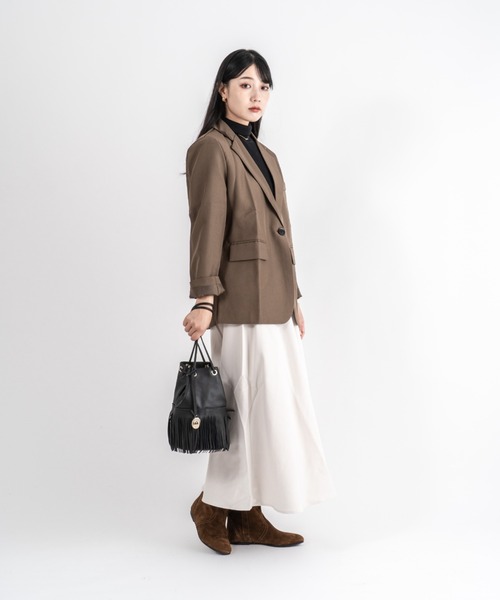 marco masi（マルコマージ）の「【MARCO MASI/マルコマージ】巾着 ショルダーバッグ バケツバッグ フリンジバッグ（ショルダーバッグ・レディース・シルバー/ブラック/アイボリー・FREE）」の18枚目の写真