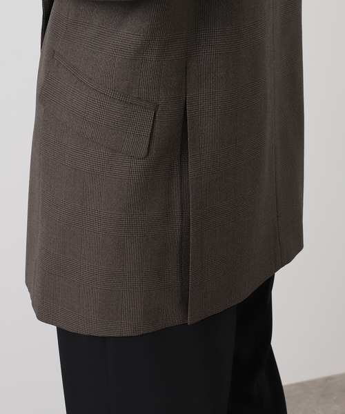 AP STUDIO（エーピーストゥディオ）の「グレンチェックジャケット（テーラードジャケット・レディース・ブラウン・36/38）」の18枚目の写真