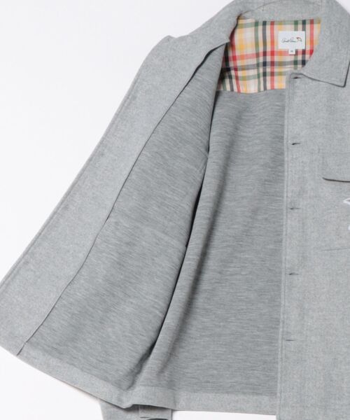 Arnold Palmer(アーノルドパーマー)の「ウールライクメルトン シェア CPO シャツジャケット(シャツ/ブラウス・レディース・アッシュブラウン/ネイビー/グレー・XS/M/LL/S/L)」の5枚目の写真