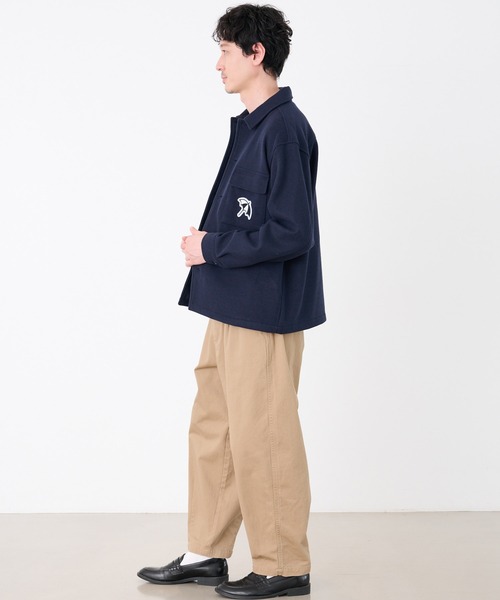 Arnold Palmer(アーノルドパーマー)の「ウールライクメルトン シェア CPO シャツジャケット(シャツ/ブラウス・レディース・アッシュブラウン/ネイビー/グレー・XS/M/LL/S/L)」の16枚目の写真