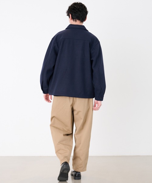 Arnold Palmer(アーノルドパーマー)の「ウールライクメルトン シェア CPO シャツジャケット(シャツ/ブラウス・レディース・アッシュブラウン/ネイビー/グレー・XS/M/LL/S/L)」の17枚目の写真